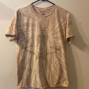 Chemistry tie dye mediating skeleton tee size medium